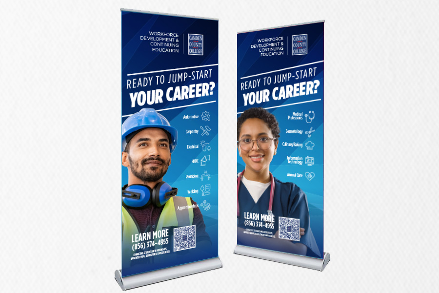 Workforce Training Pop-Up Banners